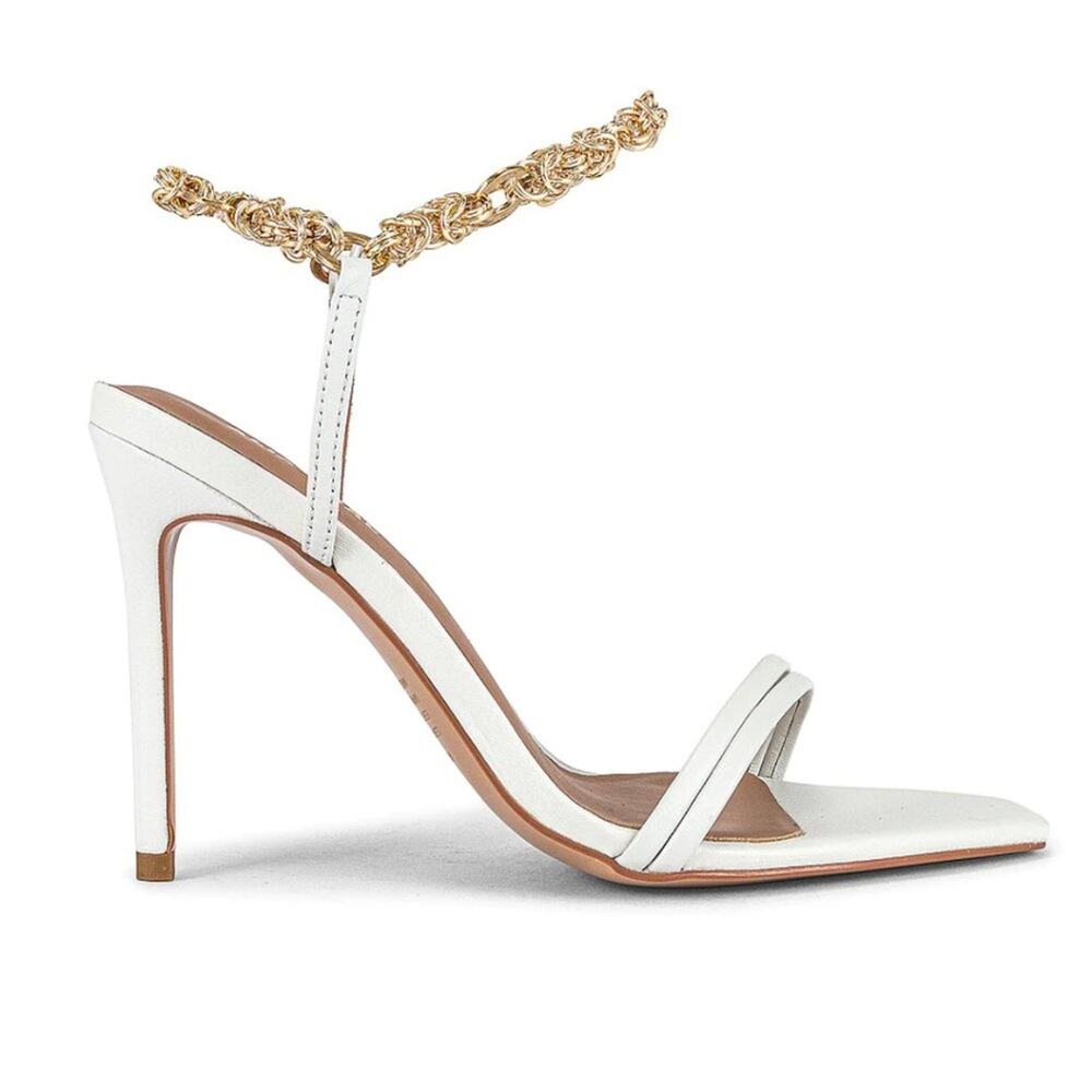 Alias Mae Ankle Strap Heel in Ivory Size 40